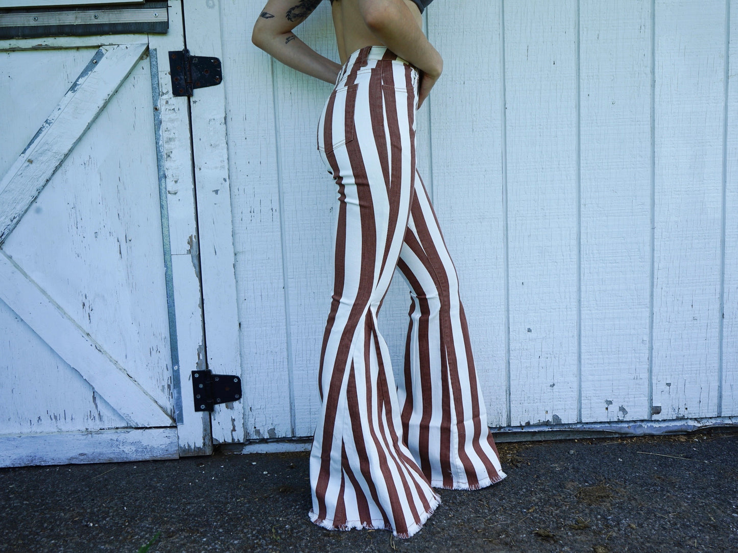 Rust Flare Denim