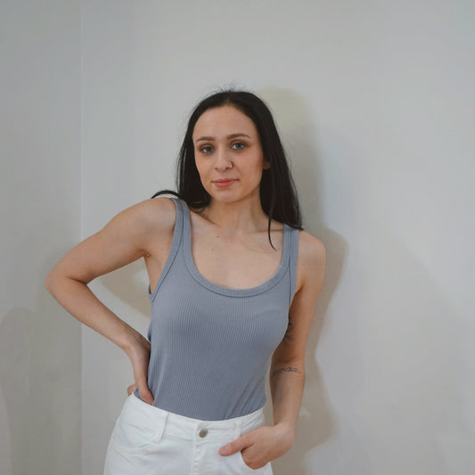 Sundays Best Seamless Bodysuit - Lilac Gray