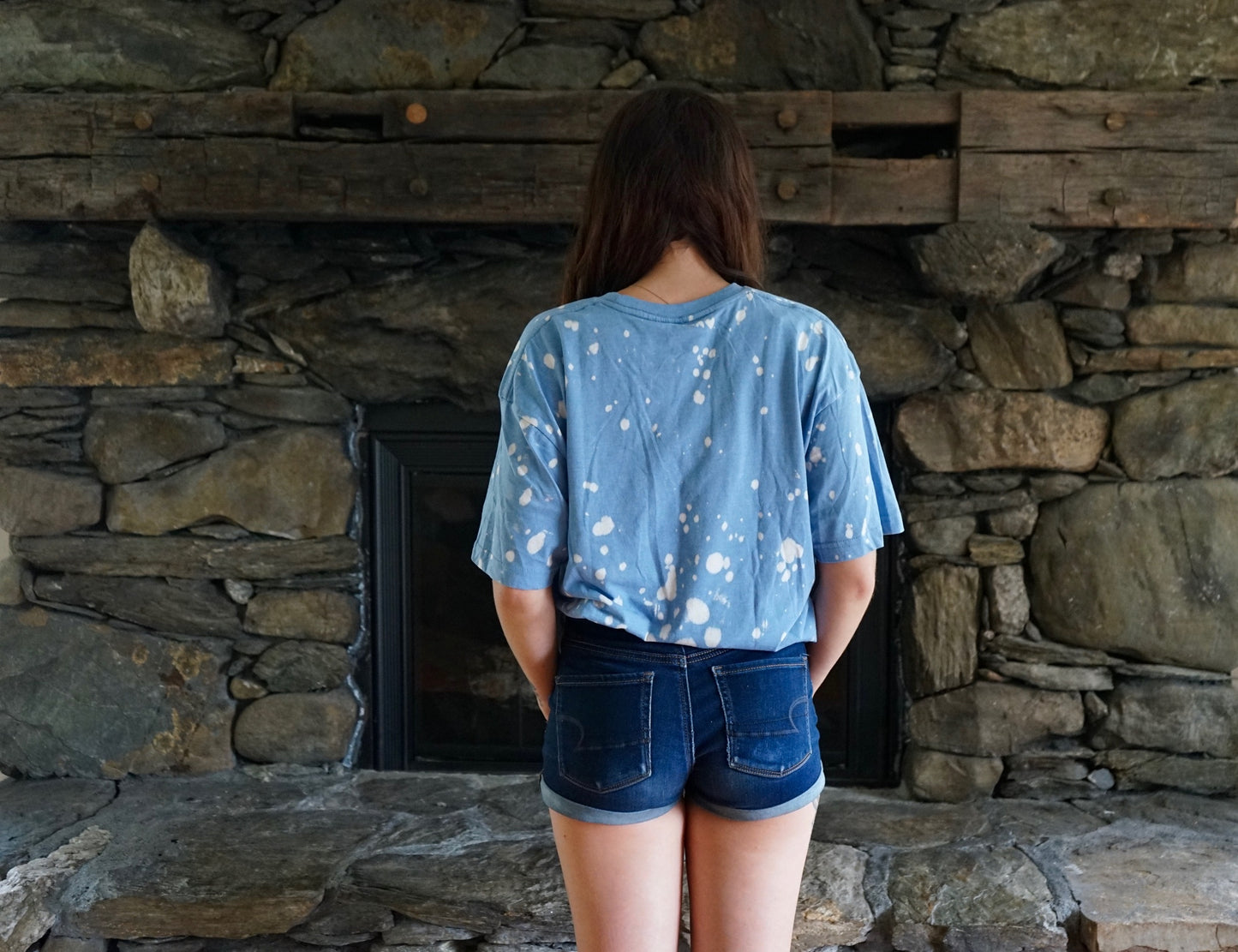 Vintage Tie-Dyed Bleached Tee