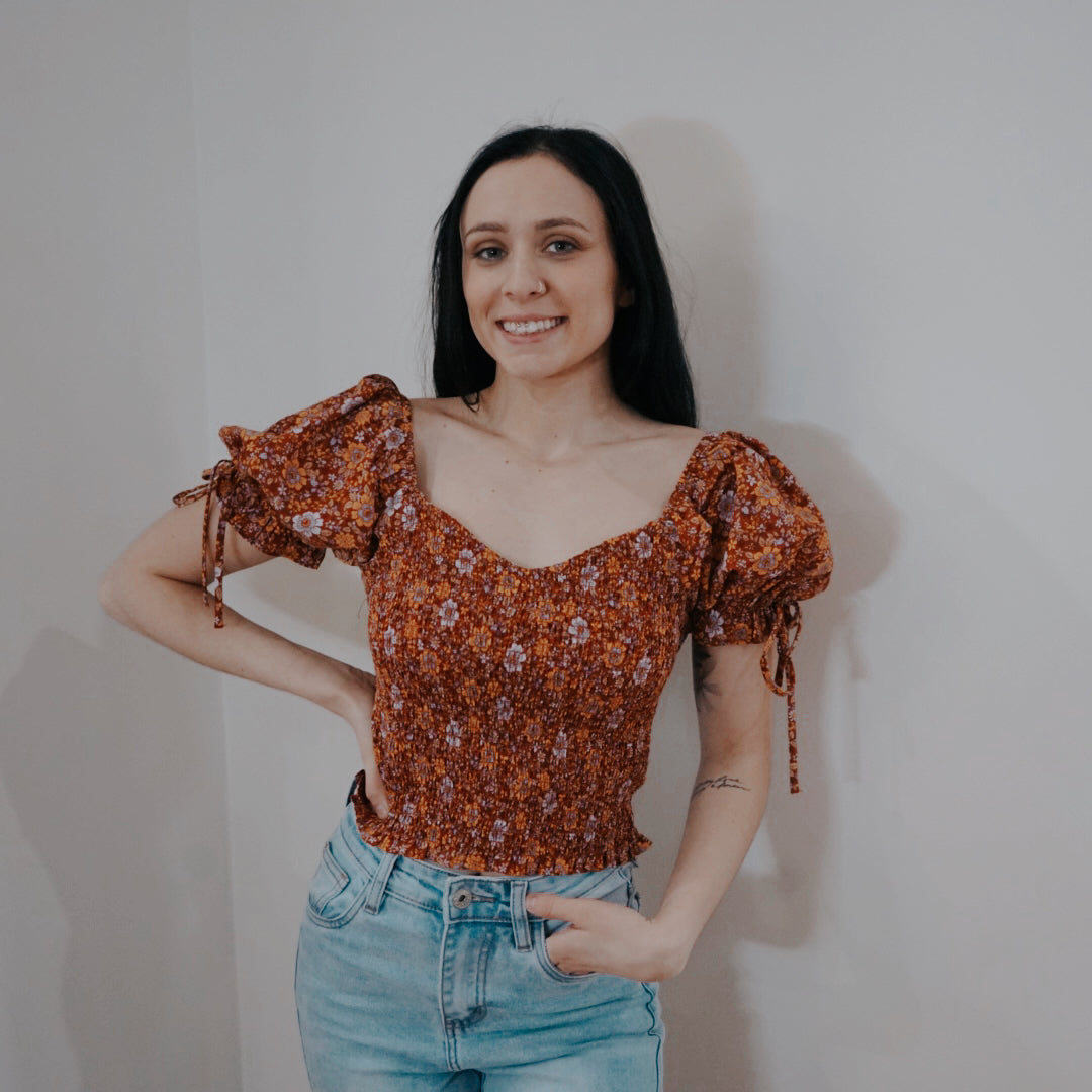 Dazed Smocked Top