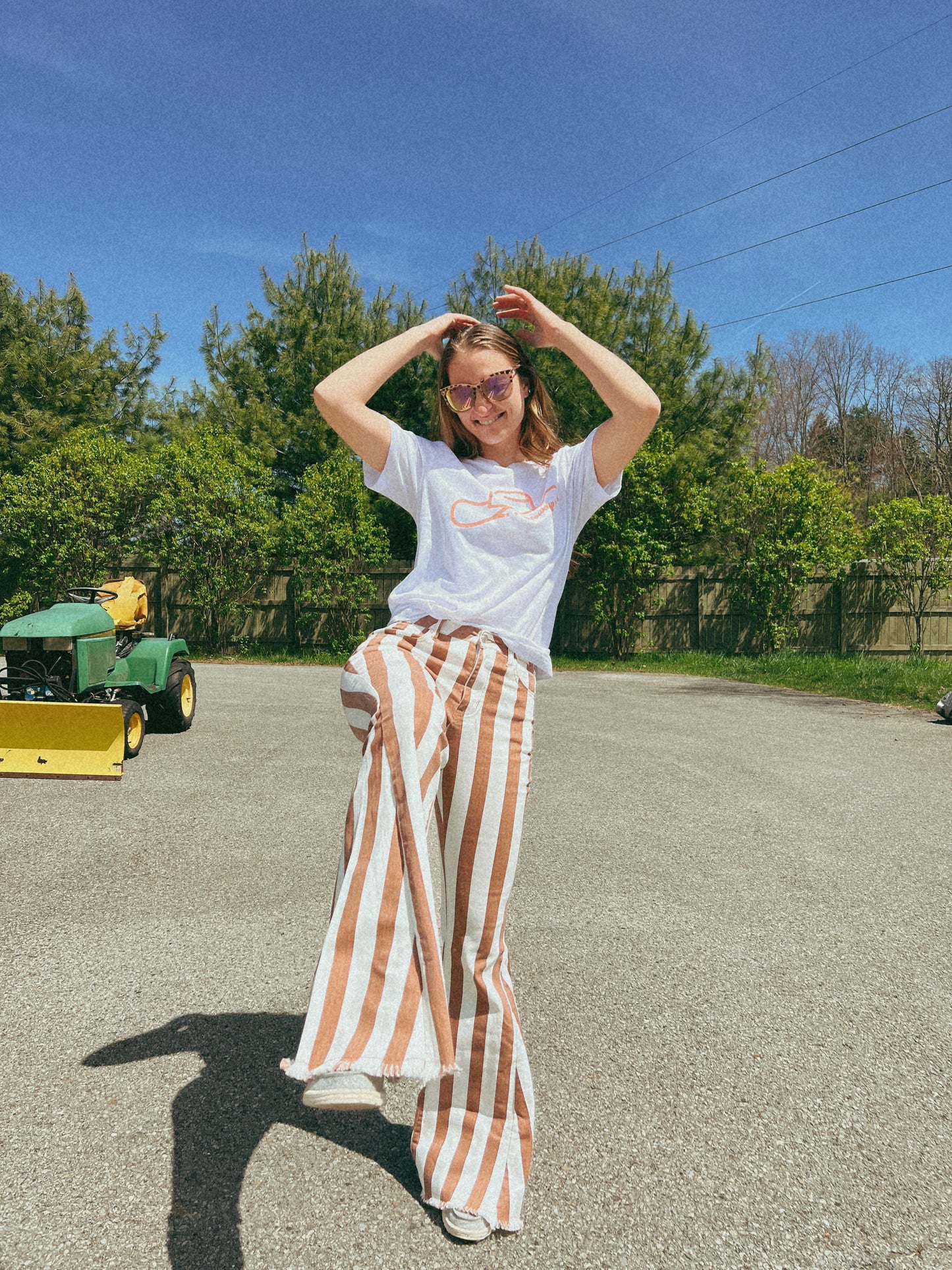 Rust Flare Denim