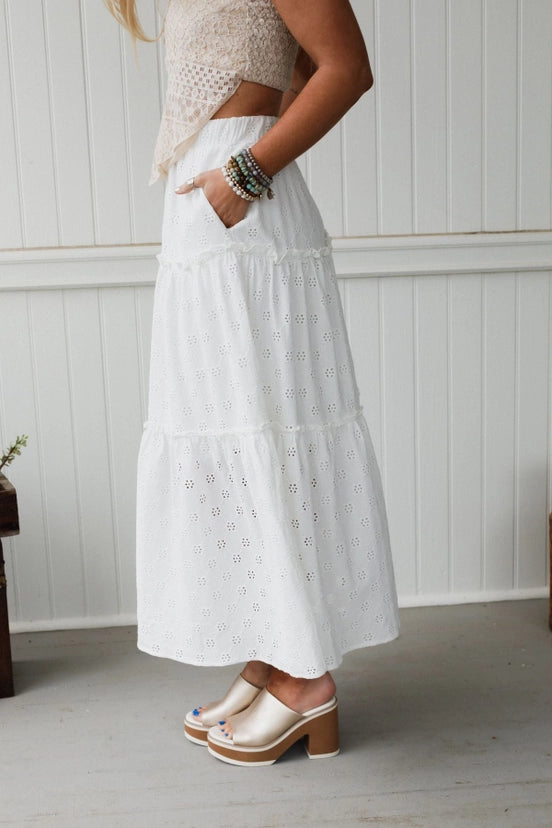 Sweet Briar Eyelet Skirt