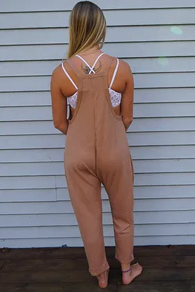 Camel Harem Jumpsuit