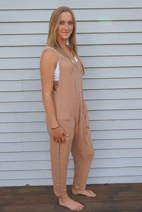 Camel Harem Jumpsuit