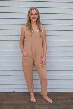 Camel Harem Jumpsuit