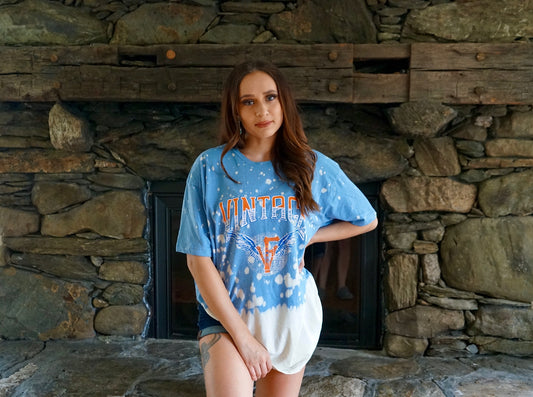 Vintage Tie-Dyed Bleached Tee