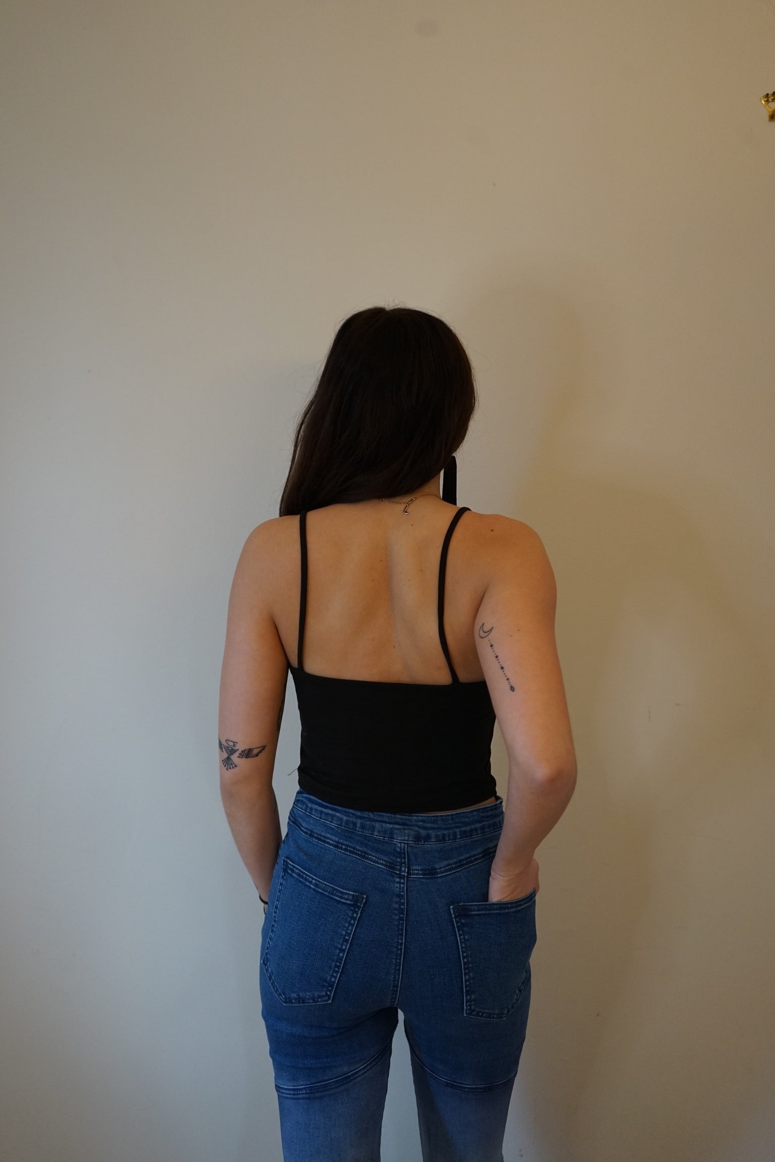 Basic Crop Tank - Black