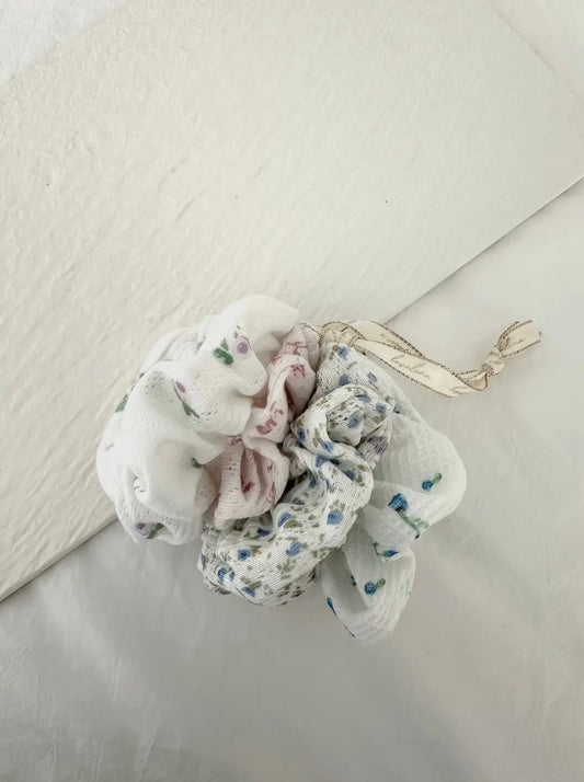Assorted Flower Scrunchies