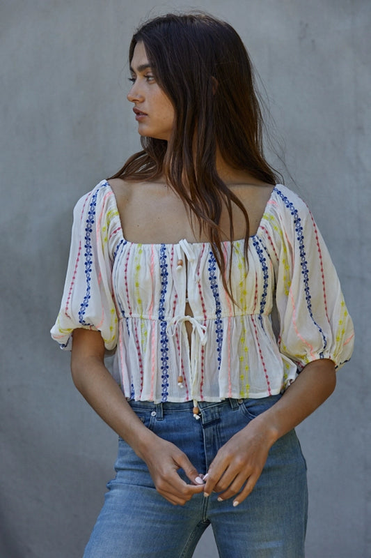 Mojave Valley Tie Top