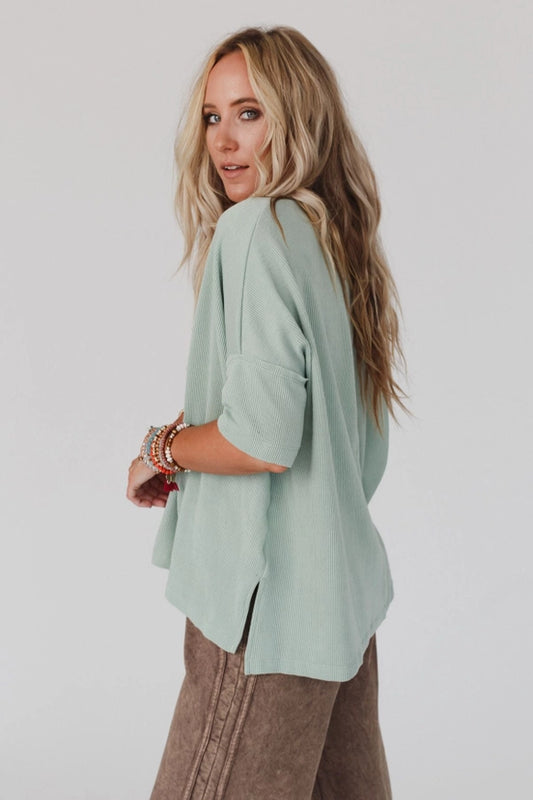 On the Go Essential Tee - Sage