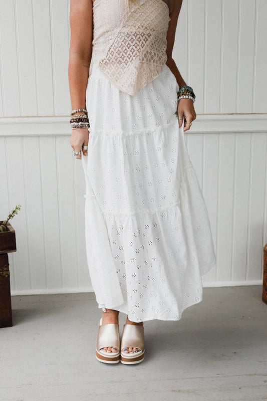 Sweet Briar Eyelet Skirt